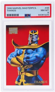 1996 Marvel Masterpieces Thanos #48 PSA 8 - Picture 1 of 2