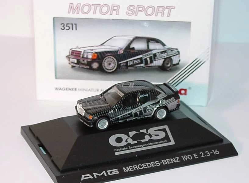 1:87 Mercedes-Benz 190 E 2.3-16 W201 DTM 1989 AMG NO1 Клаус Людвиг - Herpa 3511 - Изображение 1 из 2