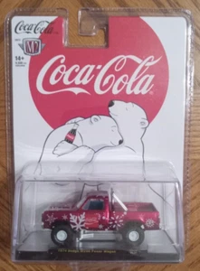 M2 Machines 2023 Christmas Coca Cola 1974 Dodge W200 Power Wagon - Picture 1 of 3