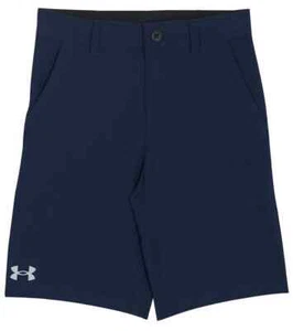 Under Armour Shorts Boys (Big Kid) 20 Navy Standard Amphibian New - Picture 1 of 9