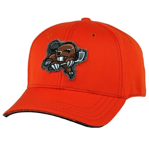 Beaver Golf Patch Performance Mesh Fitted Cap by Pukka - Orange - L/XL - Picture 1 of 1