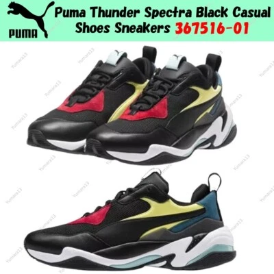 Puma Thunder Spectra Negro Zapatos Casuales Tenis 367516-01 Hombres Talla - Imagen 1 de 4