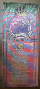 POSTER NICK MASON FLOYD SAUCERFUL OF SECRETS SIGNED AUTOGRAPHED NUMBERED COPY - Picture 1 of 3