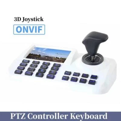 5"LED PTZ Keyboard Controller 3D Joystick CCTV Security Speed For IP Camera - Image 1 of 4