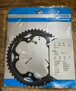 Shimano 105 FC-5703-L  Chainring 50T for Triple Crankset (50-39-30T) BLACK - NEW - Picture 1 of 3