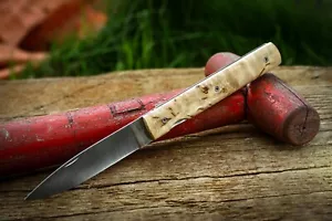 Cuchillo caballero abedul noruego Atelier Perceval Le Francais 19C27 Sandvik - Imagen 1 de 3