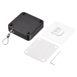 Sin Perforaciones Auto Sensor Puerta Cerrador w Acero Alambre, 1000g Blanco 2pzs - Imagen 1 de 5
