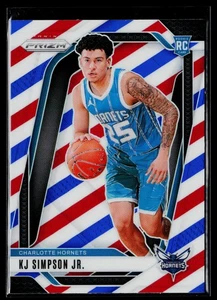 2024-25 Panini Prizm #247 KJ Simpson Jr. Prizms Red White and Blue - Picture 1 of 2