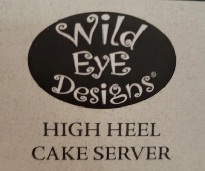 Servidor de pasteles de tacón alto Wild Eye Designs acero inoxidable con tacón magnético 9 pulgadas Foto 1 de 4