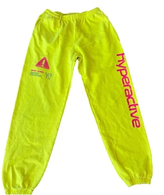 Pantalones Club Fantasy ADHD Hyper Sweat para hombre talla grande verde neón puño elástico Foto 1 de 4