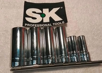 6pc S-K 3/8" DRIVE DEEP SPLINE SOCKET SET SAE USA 🇺🇸 - Image 1 of 4