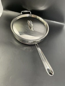 Sartén profunda con núcleo de cobre todo revestido 4QT + TAPA hecha en EE. UU. - Imagen 1 de 24