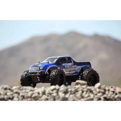 Redcat Volcano EPX 1/10 4 Wheel Drive Monster Truck Brushed RTR  Blue - Image 1 of 4