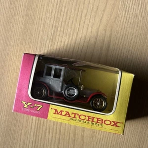 MATCHBOX MODELS OF YESTERYEAR Y-7 1912 ROLLS ROYCE Boxed - Picture 1 of 7