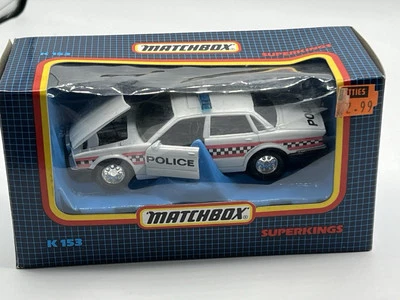 Coche de policía Matchbox Super Kings K153 Jaguar. Foto 1 de 4