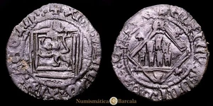 Enrique IV. Blanca del Rombo. (0,95 g.). Cuenca. (1454-1474). BAUT-1081.546. MBC - Foto 1 di 3