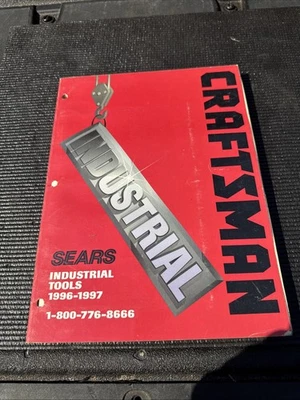 Sears Craftsman USA Industrial Tool Catalog Rare 1996-1997 258 Pages!  - Image 1 of 4