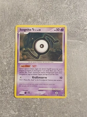 Pokémon Karte • Icognito S • Diamant & Perl Set   - Rätselhafte Wunder • 39/132 - Bild 1 von 3