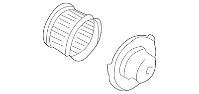 Genuine GM Blower Motor 84360848 - Image 1 of 4