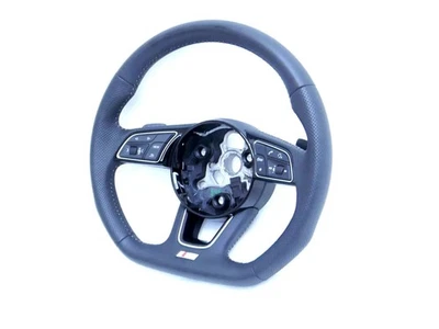 Orig 8W0919091DH JAH Sport Leder Lenkrad Audi S4 8W S5 A5 F5 Abgeflacht 38Km - Bild 1 von 4