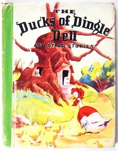 1941 THE DUCKS OF DINGLE DELL CHILDRENS BOOK 1st EDITION LITTLE COLOR CLASSICS - Picture 1 of 7