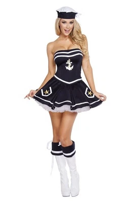 Adult Sailor Navy Yard Vixen Women Costume   Womens Sailor Costumes  - Image 1 of 2