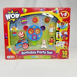 WOW Geburtstag Party Set Sortieren & Drehen Spielzeug Neu in Box, 10 Spielzeuge - Bild 1 von 6
