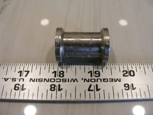 3/4" tri clover 1" long pipe connector w 1/4" thruput tri clamp see pictures - Picture 1 of 3