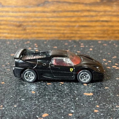 Caja de cerillas Ferrari F-50 vintage negro rojo interior Hot Super Cars 40 5 velocidades ruedas 1995 Foto 1 de 4