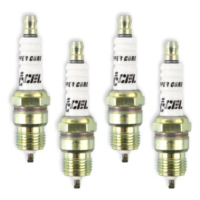 For Ford F-150 1976-1987 ACCEL 0576S-4 U-Groove Copper Spark Plugs Foto 1 de 4