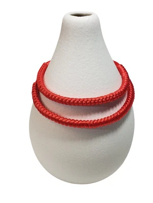 Juego de 2 Brazaletes Ajustables Hechos a Mano Cuerda de la Suerte Cabalá Foto 1 de 4