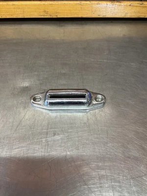 MG TF • Original Chromed Fuel Tank Strap Top Bracket (x1). Used. JMG98 - Image 1 of 4