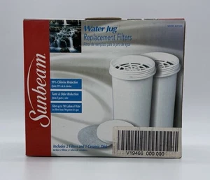 Sunbeam Water Jug Replacement Filters JF1000 2 Filters & 1 Ceramic Disc NEW - Picture 1 of 3