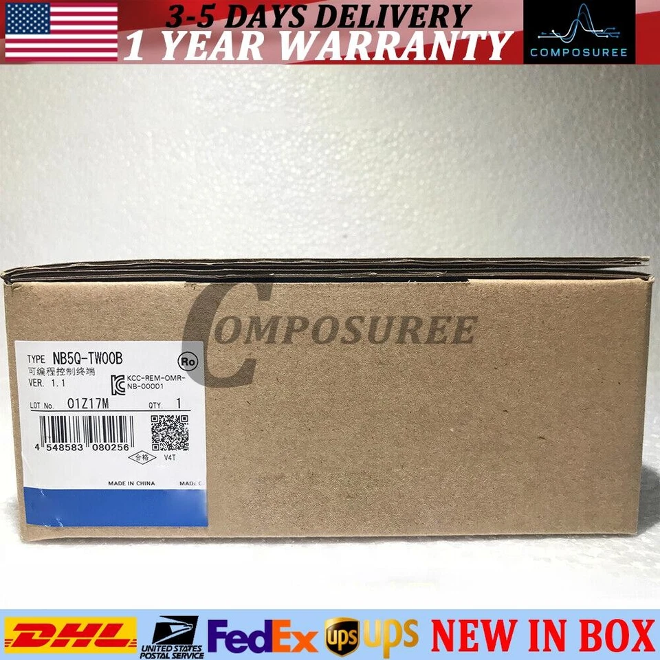 New OMRON NB5Q-TW00B NB5QTW00B HMI Interactive Display In Box - Image 1 of 1