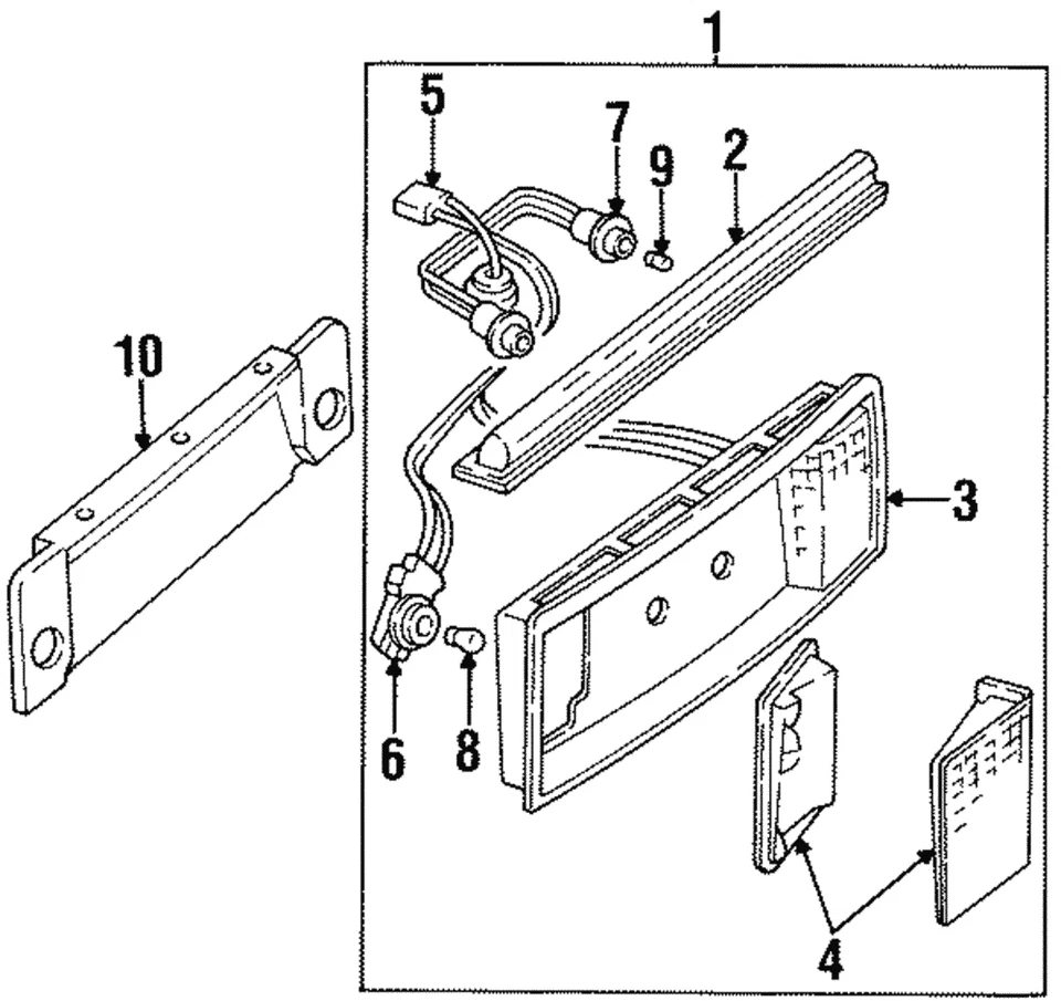 Genuine GM Backup Lamp 05977768 - Image 1 of 1