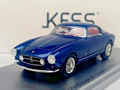1955 Ferrari 250 Europa GT Coupe S2 Pininfarina Blue 1/43 Diecast Model Car KESS - Image 1 of 4