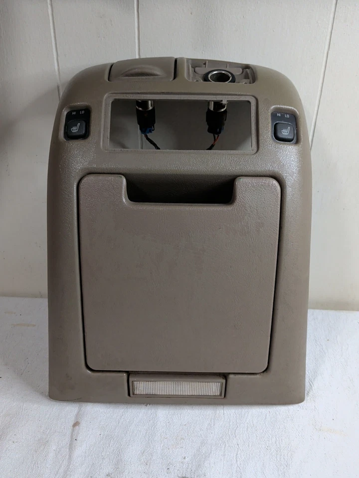 2003 - 2006 Chevy TAHOE YUKON CONSOLE CENTRAL SUBURBANO PORTA-COPO TRASEIRO Aquecido OEM - Imagem 1 de 4