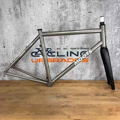 Low Mile! 2013 Moots Psychlo X 56cm Titanium CX Disc Frameset 700c Enve AR Fork - Image 1 of 4