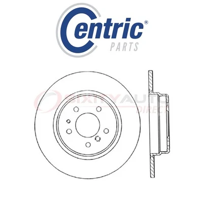 Centric C-TEK Disc Brake Rotor for 1995-2001 BMW 740iL 4.0L 4.4L V8 - Kit nu Foto 1 de 4