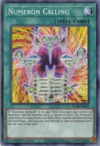 YuGiOh Battles of Legend Armageddon Numeron Calling MP Foil Secret Rare - Picture 1 of 2