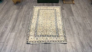 Oushak Rug, Vintage Rug, Turkish Rug, Bohemian Rug, Antique Rug, 3.1 x 4.7 ft - Picture 1 of 9