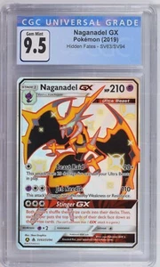 Pokemon - Naganadel GX (SV63/SV94) - Full Art - Hidden Fates [CGC 9.5] - Picture 1 of 2