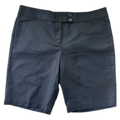 Pantalones Cortos Largos Ann Taylor Signature Fit Negros Talla 12P Nuevos con Etiquetas Foto 1 de 4