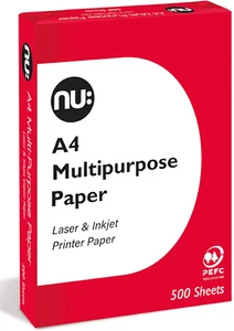 A4 Multi-Purpose Printer Paper | White | 500 Sheets | Smooth Surface | Suitable - Picture 1 of 14