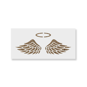 Pochoir Angel Wings - pochoirs en mylar durables et réutilisables