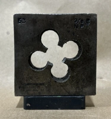 Armstrong Tool Co 3/8” R NPT 63 Square Hex Die - Image 1 of 2