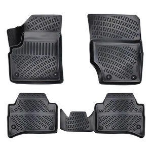 Car Floor Mats Liners For Porsche Cayenne 2007-2010 All Season Heavy Duty Rugs - Picture 1 of 12