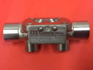 ITT - 1/2" - 5-C-425-2-2-R2-903 -Diaphragm Valve Body CF3M Stainless Steel - NEW - Picture 1 of 4