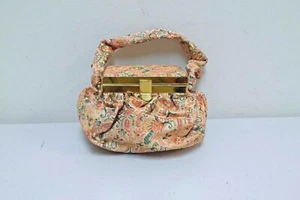 VINTAGE GRACELINE/B SIEGEL Broacade Fabric Top Handle Evening Formal Bag Purse   - Picture 1 of 10