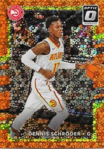 2017-18 Panini Donruss Optic Dennis Schroder 012/193 Fast Break Orange Prizm #2 - Picture 1 of 2